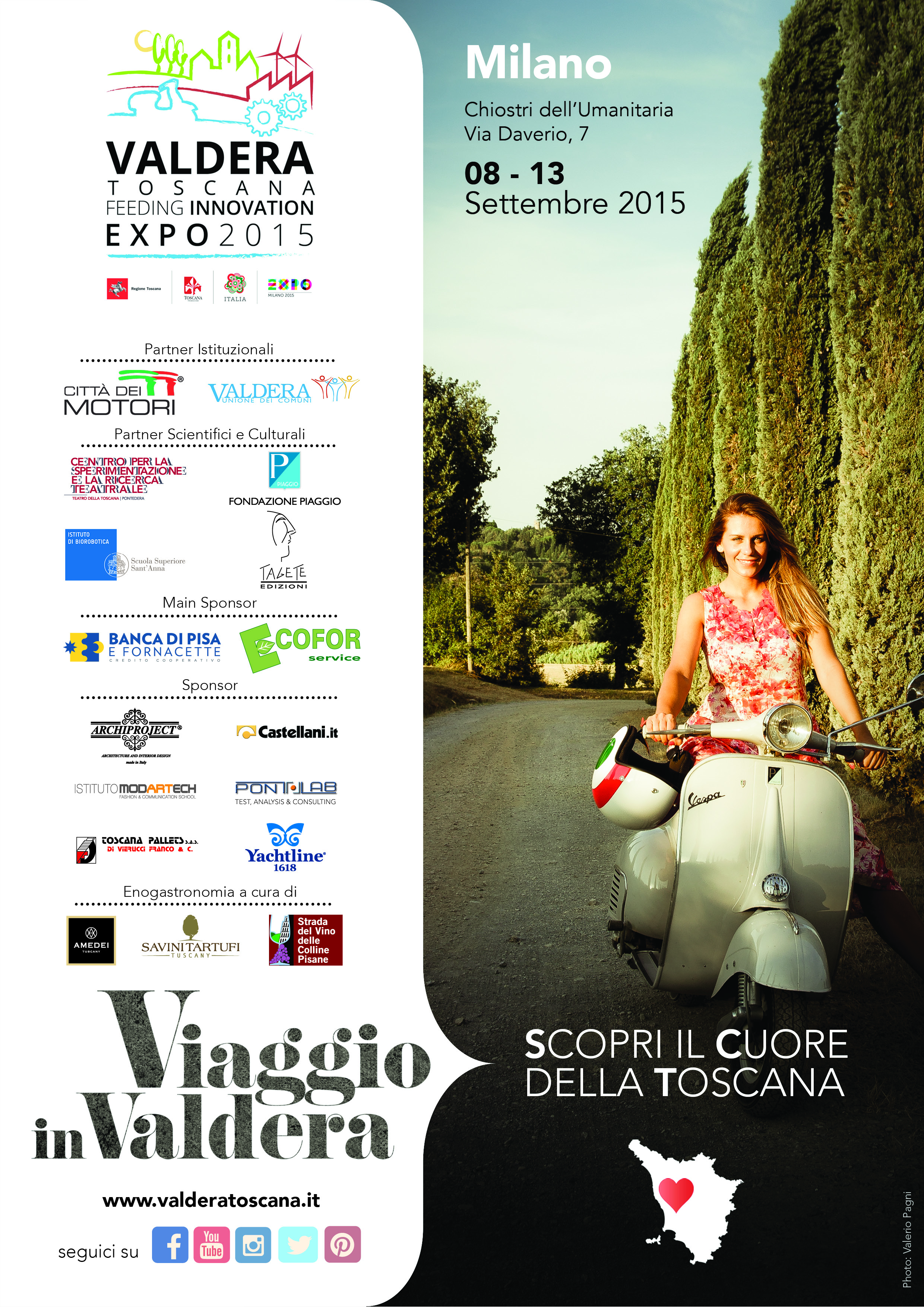 Viaggio in Valdera - Milano Fuori Expo - 8-13 Settembre 2015